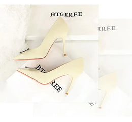 KissICON Fashionable High Heels For Women With Light Mouth