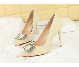 KissICON Fashionable High Heels For Women With Light Mouth