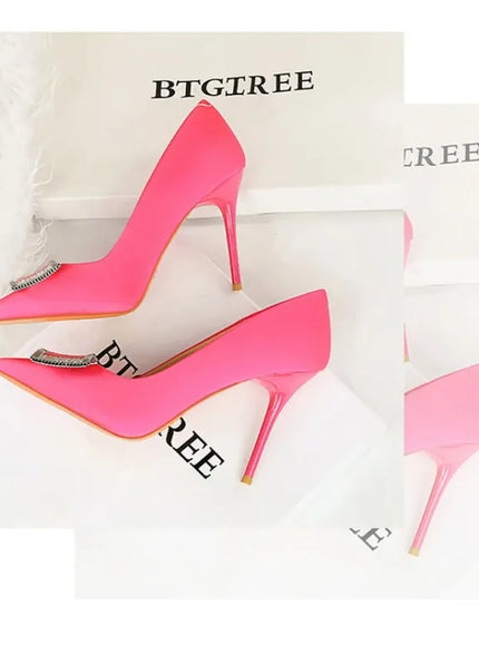 KissICON Fashionable High Heels For Women With Light Mouth