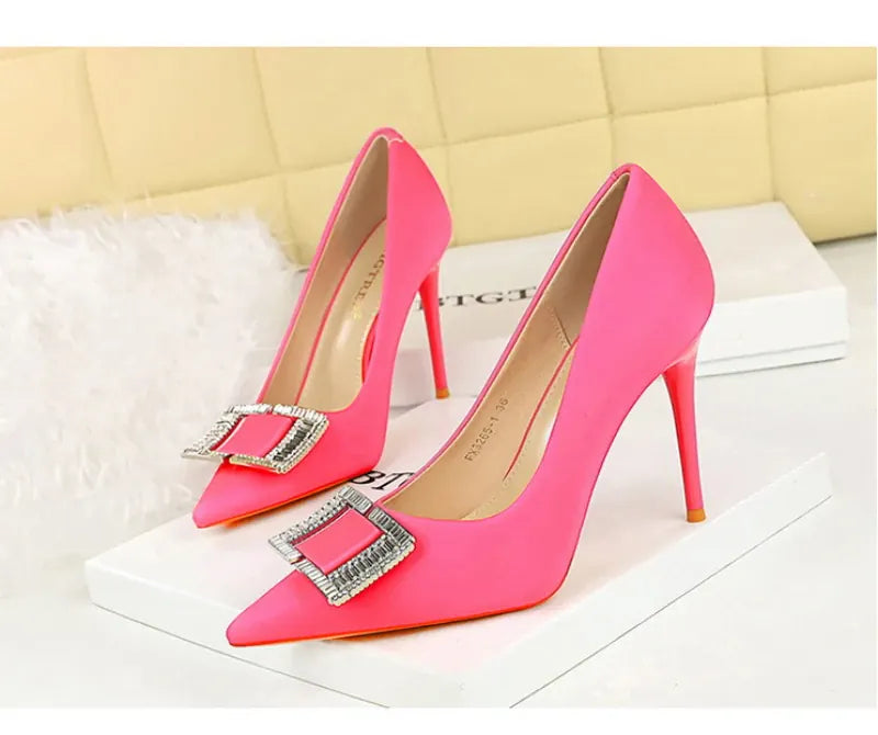 KissICON Fashionable High Heels For Women With Light Mouth