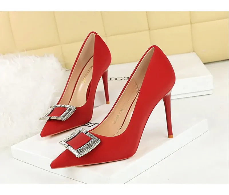 KissICON Fashionable High Heels For Women With Light Mouth