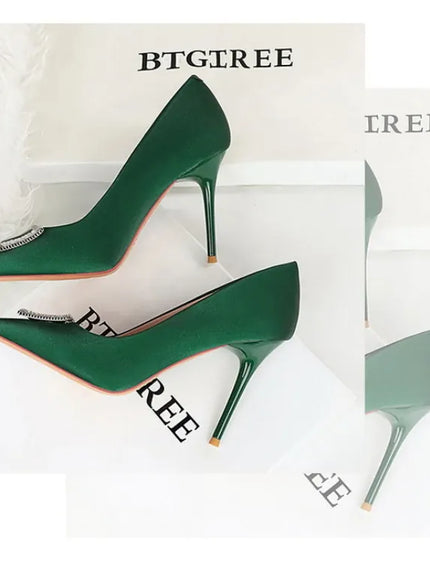 KissICON Fashionable High Heels For Women With Light Mouth