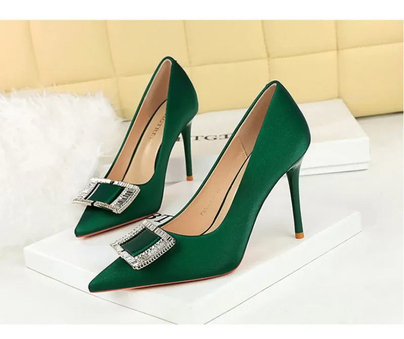 KissICON Fashionable High Heels For Women With Light Mouth