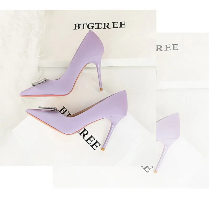 KissICON Fashionable High Heels For Women With Light Mouth