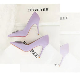 KissICON Fashionable High Heels For Women With Light Mouth