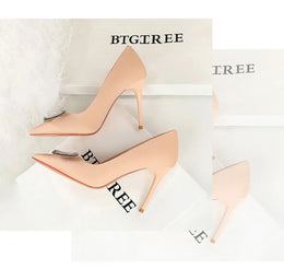 KissICON Fashionable High Heels For Women With Light Mouth