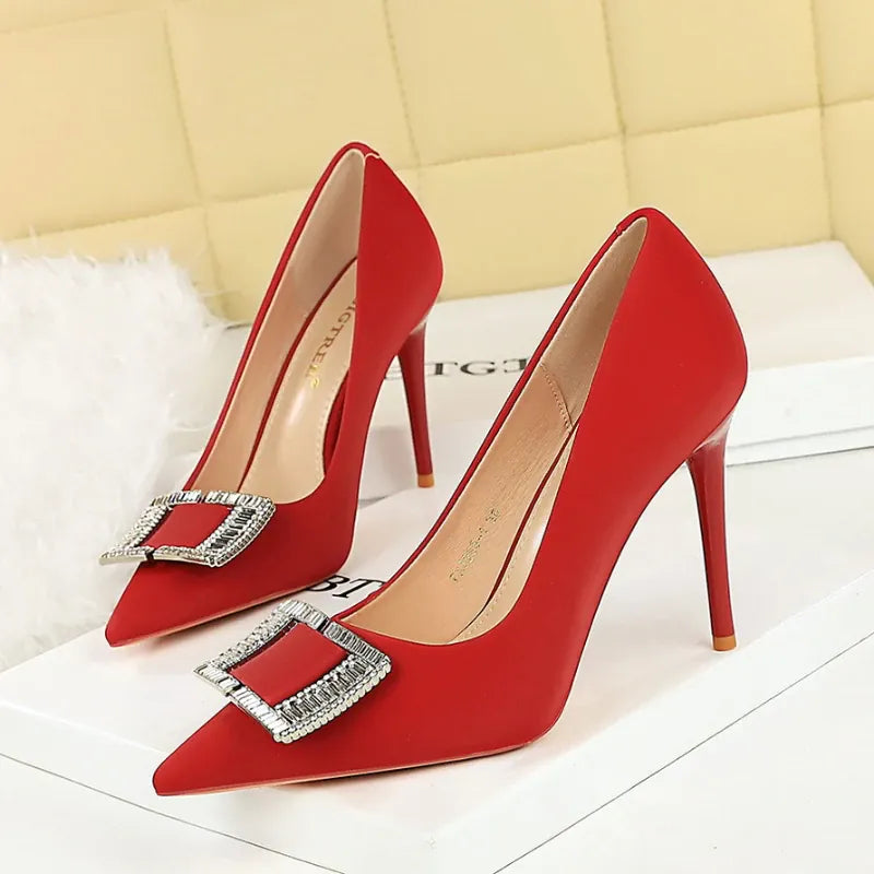 KissICON Fashionable High Heels For Women With Light Mouth