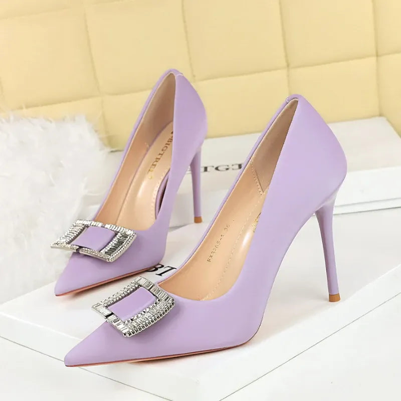 KissICON Fashionable High Heels For Women With Light Mouth