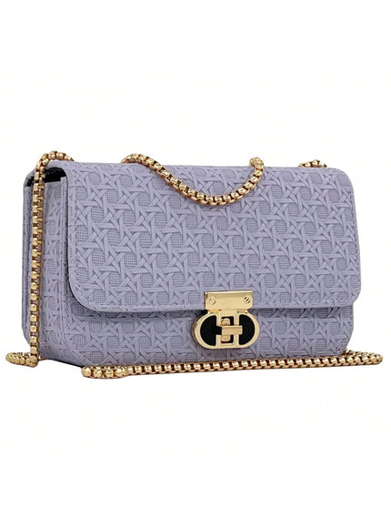 KissICON Fashionable Lightweight Mini Golden Chain Shoulder Clutch