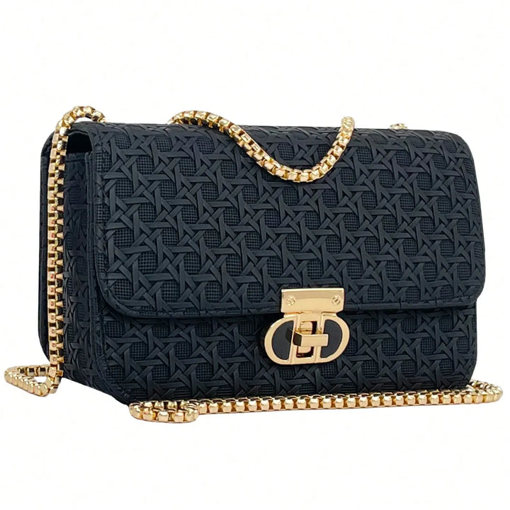 Fashionable Lightweight Mini Golden Chain Shoulder Clutch
