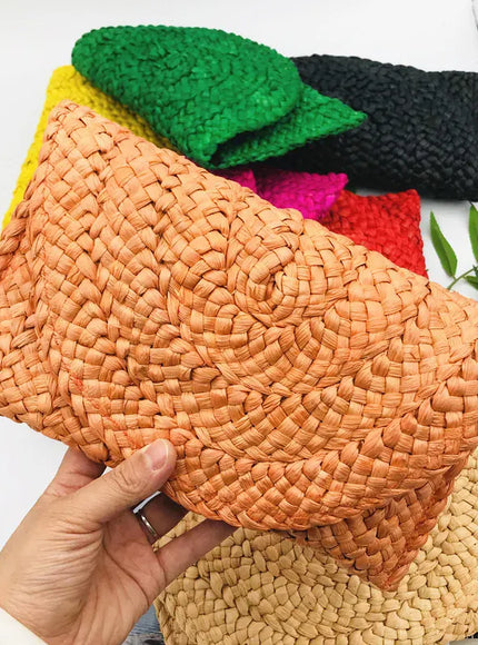 KissICON Fashionable Woven Clutch – Women's Coin Purse