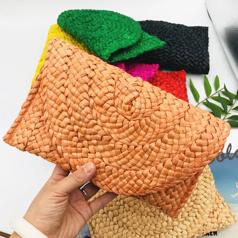 KissICON Fashionable Woven Clutch – Women's Coin Purse