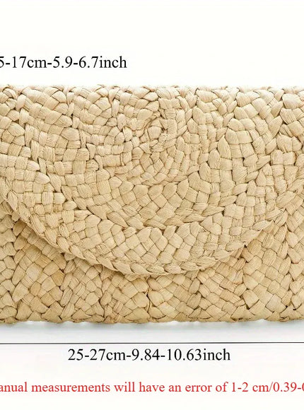 KissICON Fashionable Woven Clutch – Women's Coin Purse