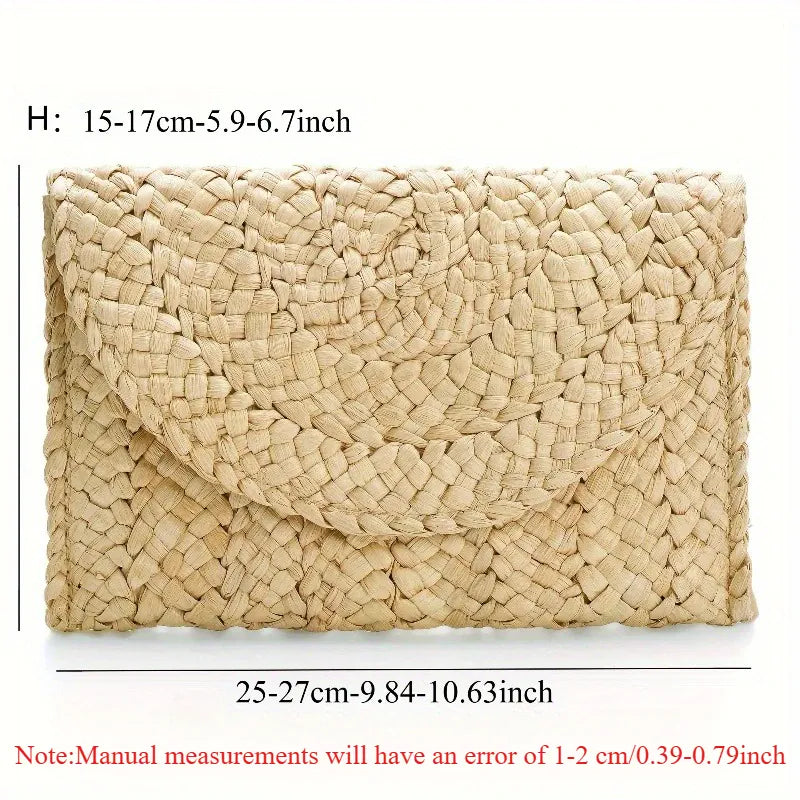 KissICON Fashionable Woven Clutch – Women's Coin Purse