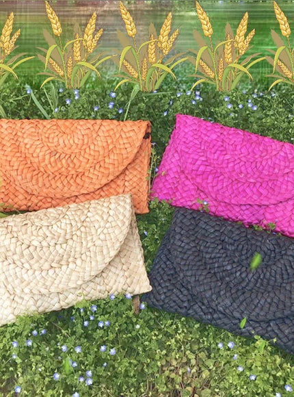 KissICON Fashionable Woven Clutch – Women's Coin Purse