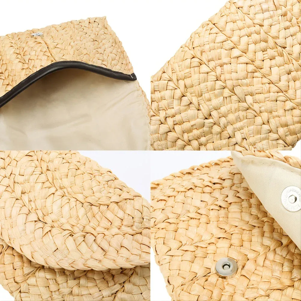 KissICON Fashionable Woven Clutch – Women's Coin Purse