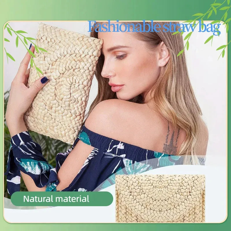 KissICON Fashionable Woven Clutch – Women's Coin Purse