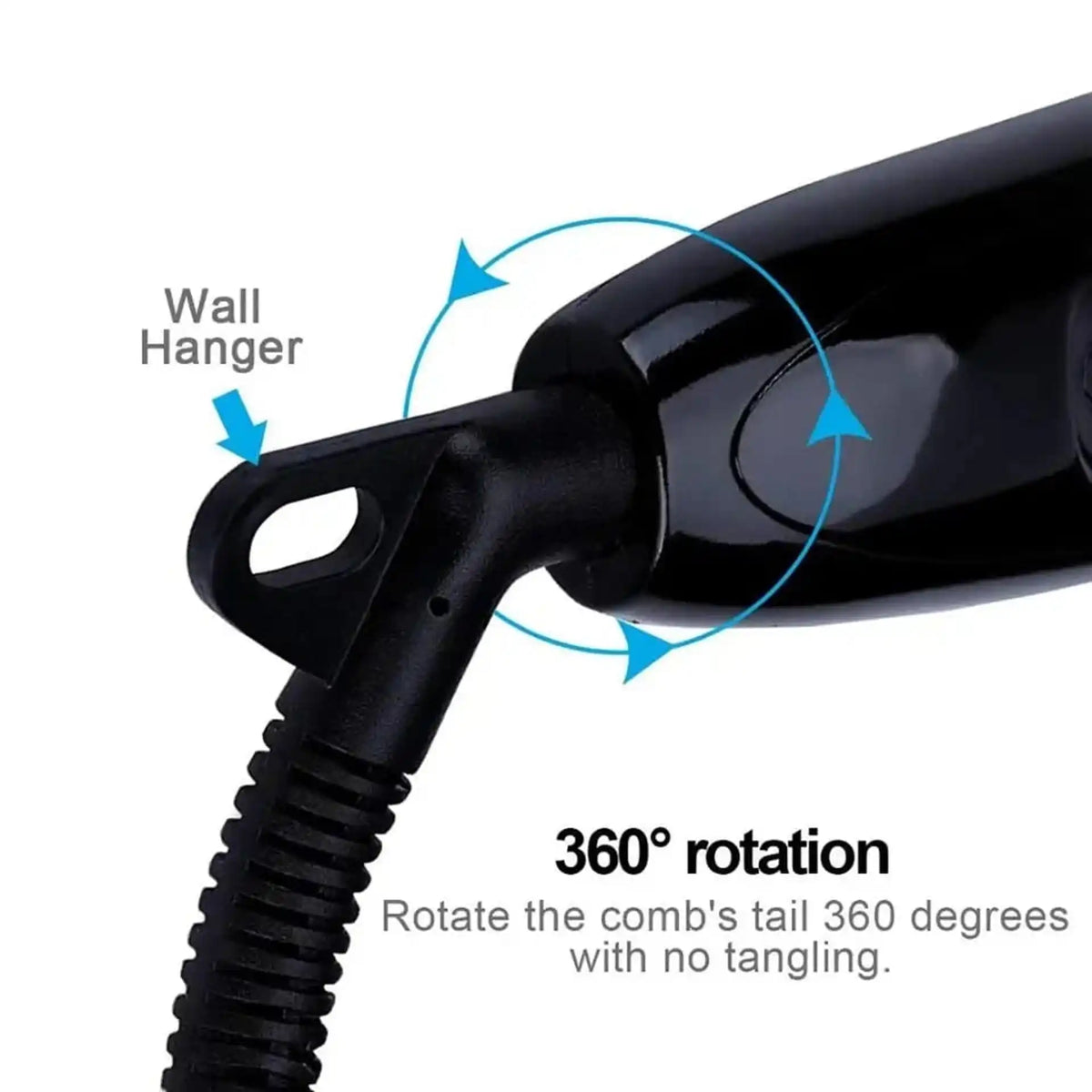 KissICON Fastyle Hair Straightening Brush Smooth Frizz Free Shine