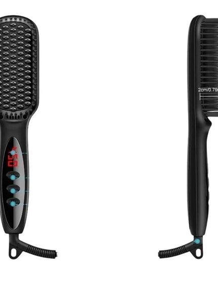 KissICON Fastyle Hair Straightening Brush Smooth Frizz Free Shine