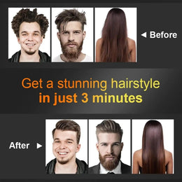 KissICON Fastyle Hair Straightening Brush Smooth Frizz Free Shine