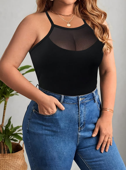 Women'S Plus Size Casual Minimalist Cami Top -