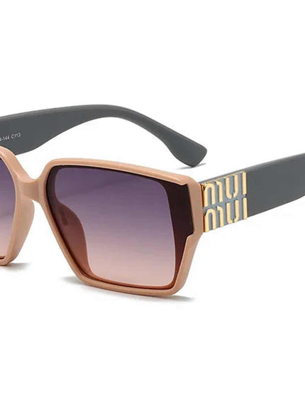 Fashion MM Designer Sunglasses for Women and Men Stylish Square Luxury Glasses Unisex Trend Vintage Shades UV400
