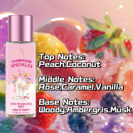 KissICON FC 4PCS Set Sweet Pink Floral Mist Gift Set – Longlasting