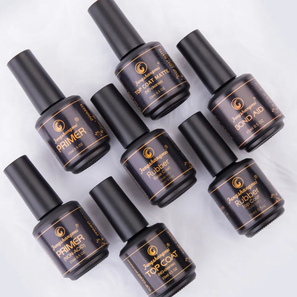 KissICON fengshangmei 15ml Nail Tops Gel UV Varnish Sealer