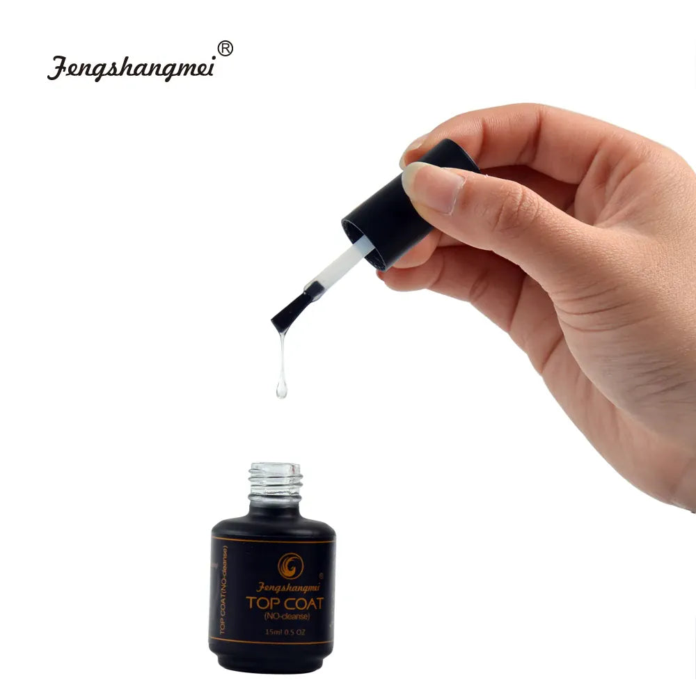 KissICON fengshangmei 15ml Nail Tops Gel UV Varnish Sealer
