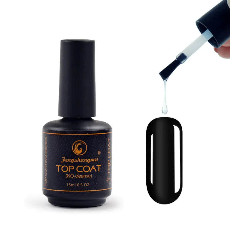 KissICON fengshangmei 15ml Nail Tops Gel UV Varnish Sealer