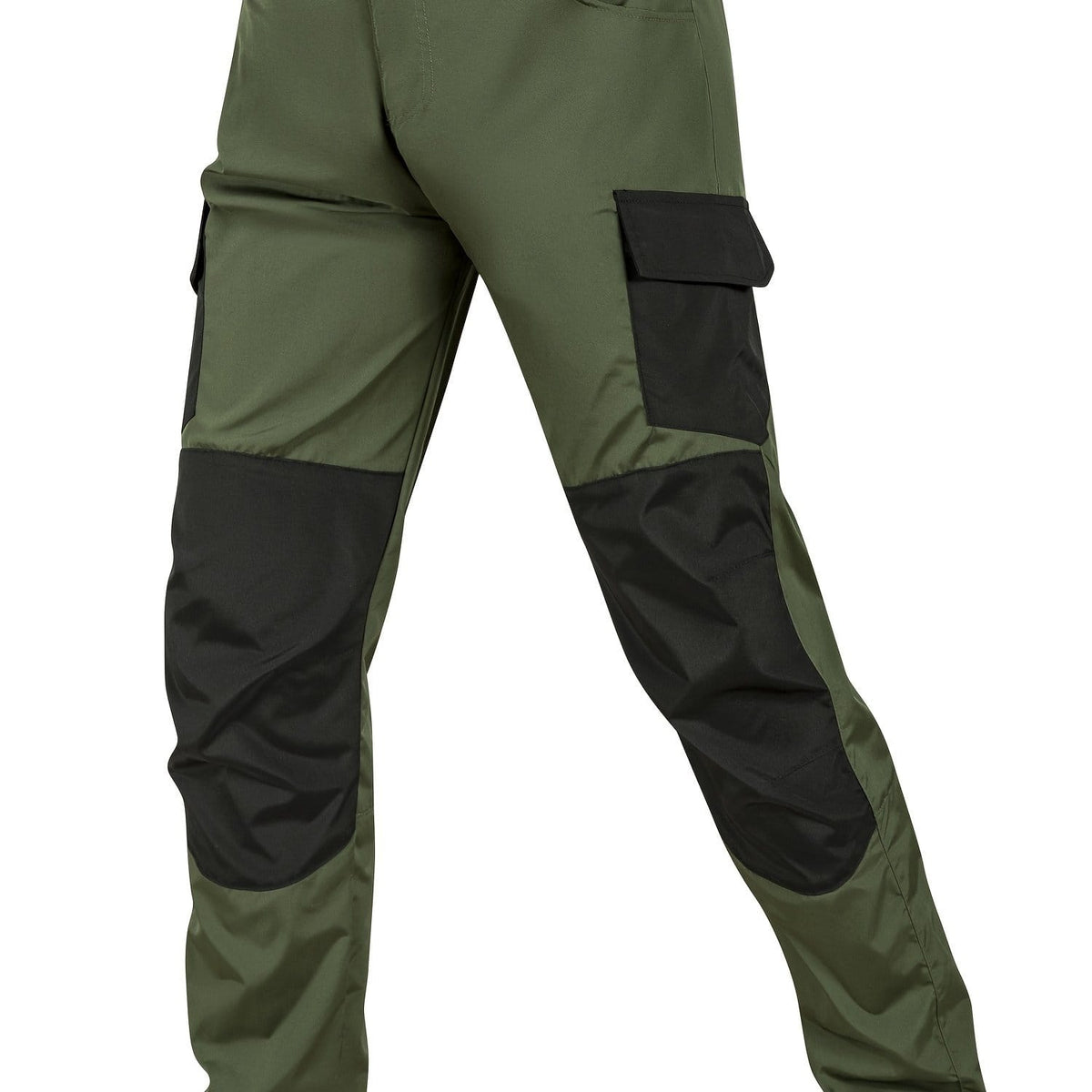 KissICON fern green / UK 31 ColorBlock Cargo Pants Versatile Style for Work  Adventure