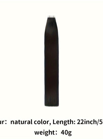 KissIcon Tape-In Straight Hair Extensions 16-26 - Weft