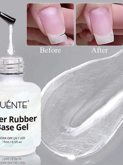 KissICON Fiber Glass Base Gel PUENTE 15ML Fiber glass Rubber Base Coat Gel
