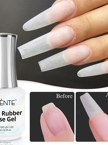 KissICON Fiber Glass Base Gel PUENTE 15ML Fiber glass Rubber Base Coat Gel