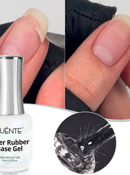 KissICON Fiber Glass Base Gel PUENTE 15ML Fiber glass Rubber Base Coat Gel