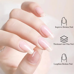 KissICON Fiber Glass Base Gel PUENTE 15ML Fiber glass Rubber Base Coat Gel