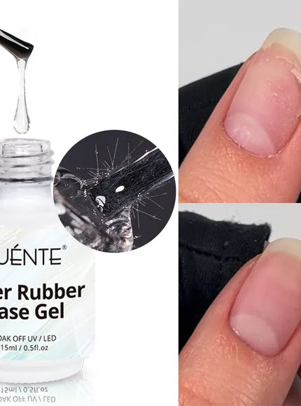 KissICON Fiber Glass Base Gel PUENTE 15ML Fiber glass Rubber Base Coat Gel