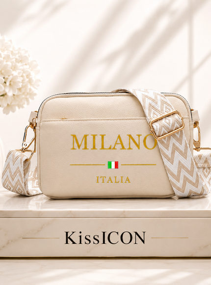 Da Milano Chic Minimalist Portable Crossbody Bag