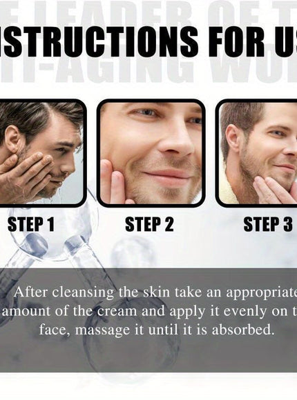 KissICON Firming Face Cream For Men - Hydrating Moisturizing