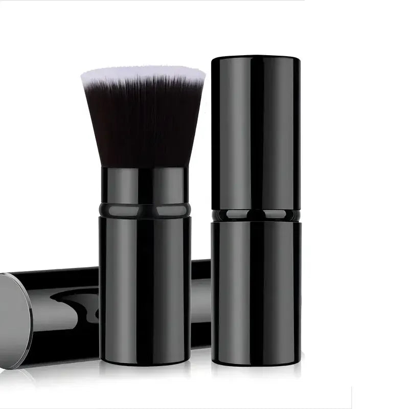 KissICON Flat head brush KissIcon Kabuki Retractable Brush for Powder - Travel