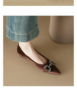 KissICON Flat Shoes for Women 2023 Spring Autumn New