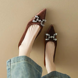 KissICON Flat Shoes for Women 2023 Spring Autumn New