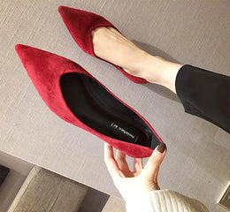 KissICON Flat Shoes for Women's New Spring Autumn Pointed