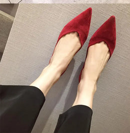 KissICON Flat Shoes for Women's New Spring Autumn Pointed