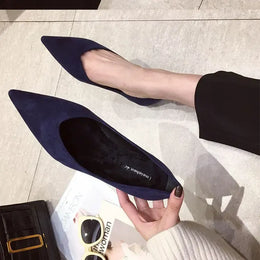 KissICON Flat Shoes for Women's New Spring Autumn Pointed