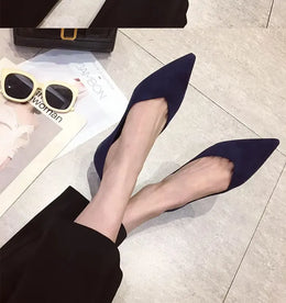 KissICON Flat Shoes for Women's New Spring Autumn Pointed