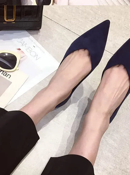 KissICON Flat Shoes for Women's New Spring Autumn Pointed