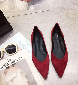 KissICON Flat Shoes for Women's New Spring Autumn Pointed