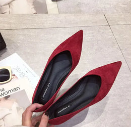 KissICON Flat Shoes for Women's New Spring Autumn Pointed