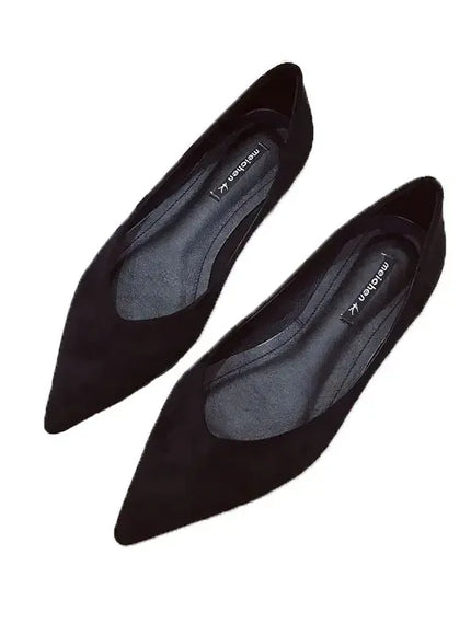 KissICON Flat Shoes for Women's New Spring Autumn Pointed